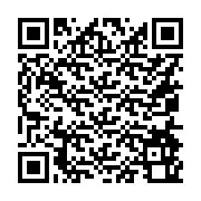 Codice QR per il numero di telefono +16054960704