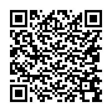 Codice QR per il numero di telefono +16055698182