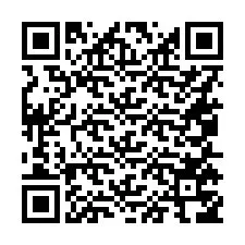 QR Code pour le numéro de téléphone +16055756732