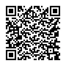 Codice QR per il numero di telefono +16056389644