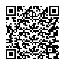 QR код за телефонен номер +16057438980