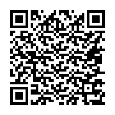 QR-code voor telefoonnummer +16057777197