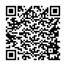 QR Code pour le numéro de téléphone +16058821756