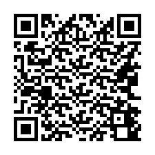 QR-koodi puhelinnumerolle +16062440137