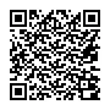 QR-код для номера телефона +16072000007