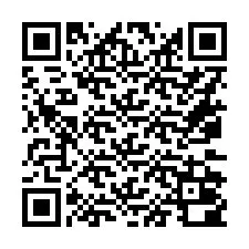 Código QR para número de teléfono +16072000009