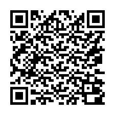 QR-koodi puhelinnumerolle +16072000018