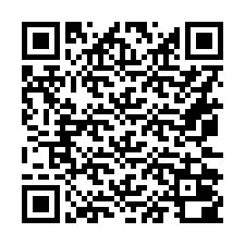 QR-koodi puhelinnumerolle +16072000025