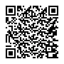 Código QR para número de teléfono +16072000027