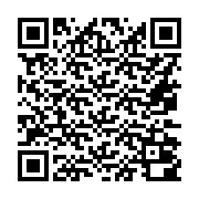 QR код за телефонен номер +16072000047