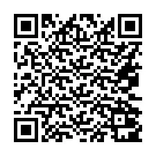 Kod QR dla numeru telefonu +16072001633