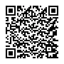 QR-koodi puhelinnumerolle +16072001660