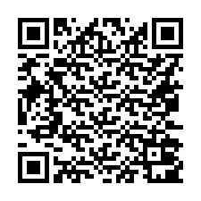 Kod QR dla numeru telefonu +16072001866