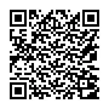 QR kód a telefonszámhoz +16072002181