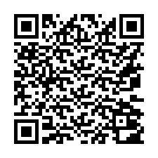 QR kód a telefonszámhoz +16072002304