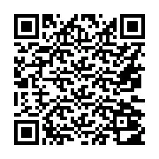 Codice QR per il numero di telefono +16072002307