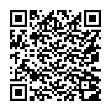 Codice QR per il numero di telefono +16072002314