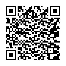 Kod QR dla numeru telefonu +16072002323