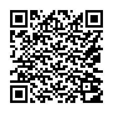 QR-Code für Telefonnummer +16072002339