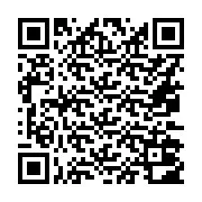 QR Code pour le numéro de téléphone +16072002847