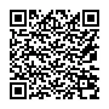 QR-koodi puhelinnumerolle +16072038401