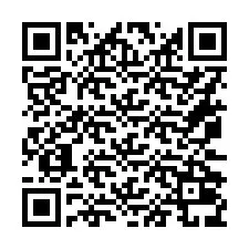 QR-Code für Telefonnummer +16072039261