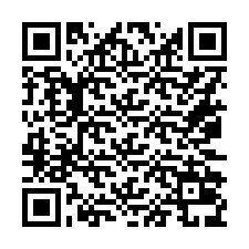 Código QR para número de teléfono +16072039499