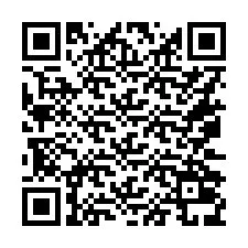 QR-koodi puhelinnumerolle +16072039678