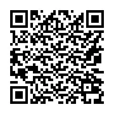 Código QR para número de teléfono +16072039685