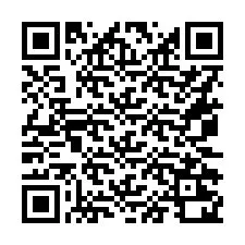 QR-code voor telefoonnummer +16072220190