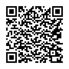 Kode QR untuk nomor Telepon +16072220193