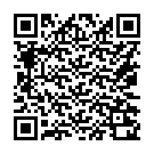 QR код за телефонен номер +16072220199