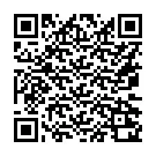 Kod QR dla numeru telefonu +16072220204