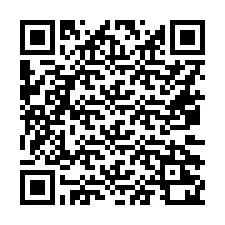 Kod QR dla numeru telefonu +16072220206