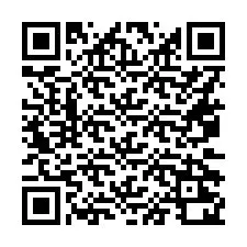 Código QR para número de telefone +16072220212