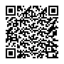 Código QR para número de telefone +16072220221