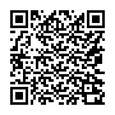 Kod QR dla numeru telefonu +16072220224