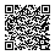 Codice QR per il numero di telefono +16072220225