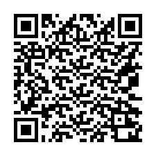 Código QR para número de teléfono +16072220230