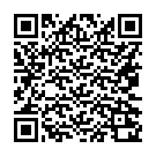 QR-code voor telefoonnummer +16072220232