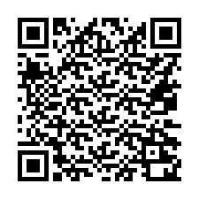 QR-code voor telefoonnummer +16072220243