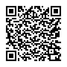 Kod QR dla numeru telefonu +16072220244