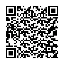 Código QR para número de telefone +16072355091