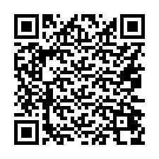 Kod QR dla numeru telefonu +16072478263