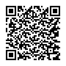 Código QR para número de teléfono +16072716192