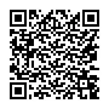 Código QR para número de teléfono +16073049516