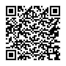 Código QR para número de teléfono +16073198067