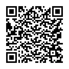 QR kód a telefonszámhoz +16075275574