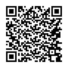 Código QR para número de telefone +16076388677