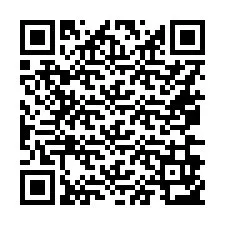 QR Code สำหรับหมายเลขโทรศัพท์ +16076953026